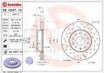 BREMBO  Тормозной диск XTRA LINE - Xtra 09.C547.1X