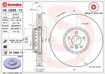 BREMBO  Тормозной диск PRIME LINE - Composite 09.D896.13