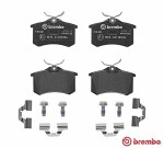 BREMBO  Комплект тормозных колодок, дисковый тормоз P 85 020