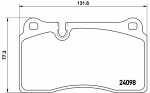 BREMBO  stabdžių trinkelių rinkinys, diskinis stabdys PRIME LINE P 85 110