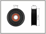 CAFFARO  Deflection/Guide Pulley,  V-ribbed belt 99-00