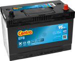  Startera akumulatoru baterija CENTRA EFB 12V 95Ah 800A CL954