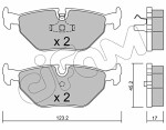 CIFAM  Brake Pad Set,  disc brake 822-180-0