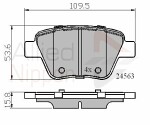 COMLINE  Brake Pad Set,  disc brake ANL Braking ADB02022