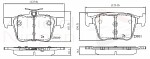 COMLINE  Комплект тормозных колодок,  дисковый тормоз ANL Braking ADB02157