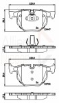 COMLINE  Комплект тормозных колодок,  дисковый тормоз ANL Braking ADB02295