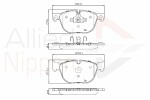 COMLINE  Комплект тормозных колодок,  дисковый тормоз ANL Braking ADB06003