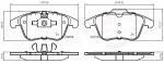COMLINE  Комплект тормозных колодок,  дисковый тормоз ANL Braking ADB06036