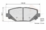 COMLINE  Brake Pad Set,  disc brake ANL Braking ADB36102