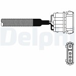 DELPHI  Lambda Sensor ES10976-12B1