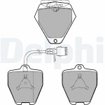 DELPHI  Комплект тормозных колодок,  дисковый тормоз LP1024