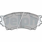 DELPHI  Brake Pad Set,  disc brake LP1063
