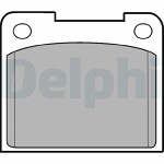 DELPHI  Brake Pad Set,  disc brake LP15
