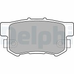DELPHI  Комплект тормозных колодок,  дисковый тормоз LP1507