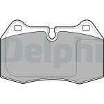 DELPHI  Комплект тормозных колодок,  дисковый тормоз LP1584