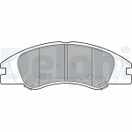 DELPHI  Brake Pad Set,  disc brake LP1932