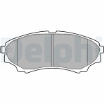 DELPHI  Комплект тормозных колодок,  дисковый тормоз LP2036