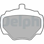 DELPHI  Комплект тормозных колодок,  дисковый тормоз LP211