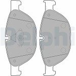DELPHI  Комплект тормозных колодок,  дисковый тормоз LP2189