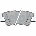 DELPHI  Brake Pad Set,  disc brake LP2195