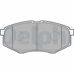 DELPHI  Комплект тормозных колодок,  дисковый тормоз LP2227