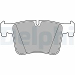 DELPHI  Brake Pad Set,  disc brake LP2234