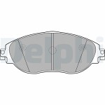 DELPHI  Brake Pad Set,  disc brake LP2250
