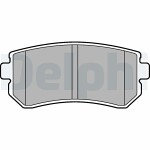 DELPHI  Brake Pad Set,  disc brake LP2303