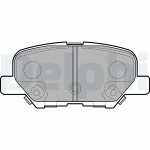 DELPHI  Brake Pad Set,  disc brake LP2501
