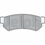 DELPHI  Комплект тормозных колодок,  дисковый тормоз LP2502