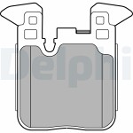 DELPHI  Комплект тормозных колодок,  дисковый тормоз LP2660