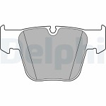 DELPHI  Brake Pad Set,  disc brake LP2765