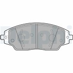 DELPHI  Brake Pad Set,  disc brake LP3192
