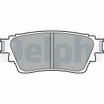 DELPHI  Комплект тормозных колодок, дисковый тормоз LP3408
