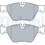 DELPHI  Комплект тормозных колодок,  дисковый тормоз LP3534