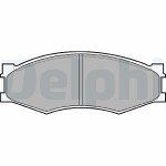 DELPHI  Комплект тормозных колодок,  дисковый тормоз LP358