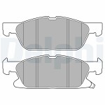 DELPHI  Комплект тормозных колодок,  дисковый тормоз LP3643