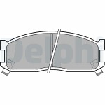 DELPHI  Комплект тормозных колодок,  дисковый тормоз LP530