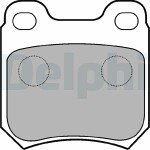 DELPHI  Brake Pad Set,  disc brake LP590