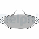 DELPHI  Brake Pad Set,  disc brake LP851