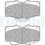 DELPHI  Brake Pad Set,  disc brake LP854