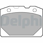 DELPHI  Комплект тормозных колодок,  дисковый тормоз LP92