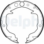 DELPHI  Комплект тормозных колодок,  стояночная тормозная система LS2026
