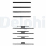 DELPHI  Комплектующие,  колодки дискового тормоза LX0035