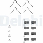 DELPHI  Lisakomplekt,  ketaspiduriklotsid LX0131