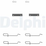 DELPHI  Accessory Kit,  disc brake pad LX0142