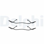 DELPHI  Комплектующие,  колодки дискового тормоза LX0236