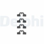 DELPHI  Комплектующие,  колодки дискового тормоза LX0307