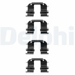 DELPHI  Комплектующие,  колодки дискового тормоза LX0372