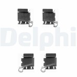 DELPHI  Комплектующие,  колодки дискового тормоза LX0390